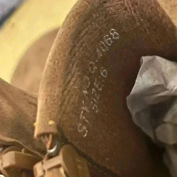 XEYES LITTLE GIRLS COGNAC FRINGE BOOTS NIB SIZE 6 - Picture 4 of 12